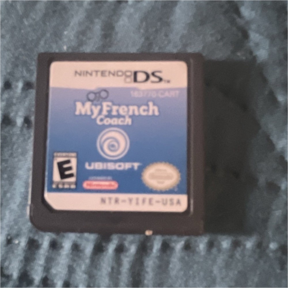 Nintendo DS My French Coach Ubisoft Educational Game Cartridge