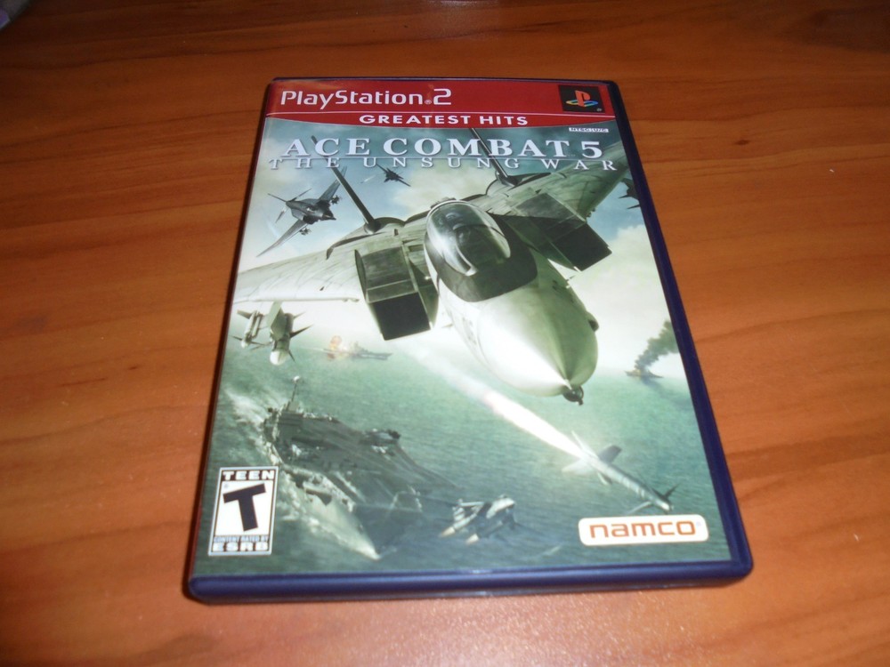 Ace Combat 5: The Unsung War (Sony PlayStation 2 2004)  Complete PS2-image