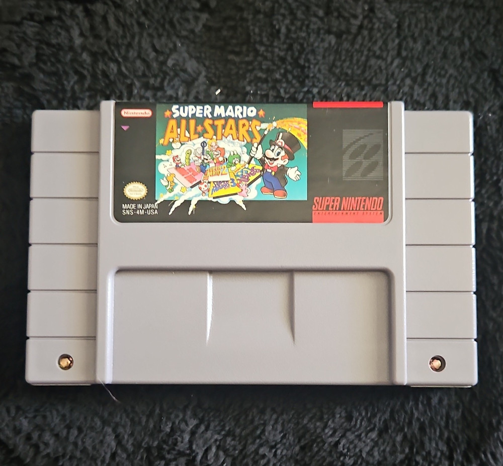 Nintendo Super Mario All-Stars SNES NTSC-U/C Platformer Cartridge Only