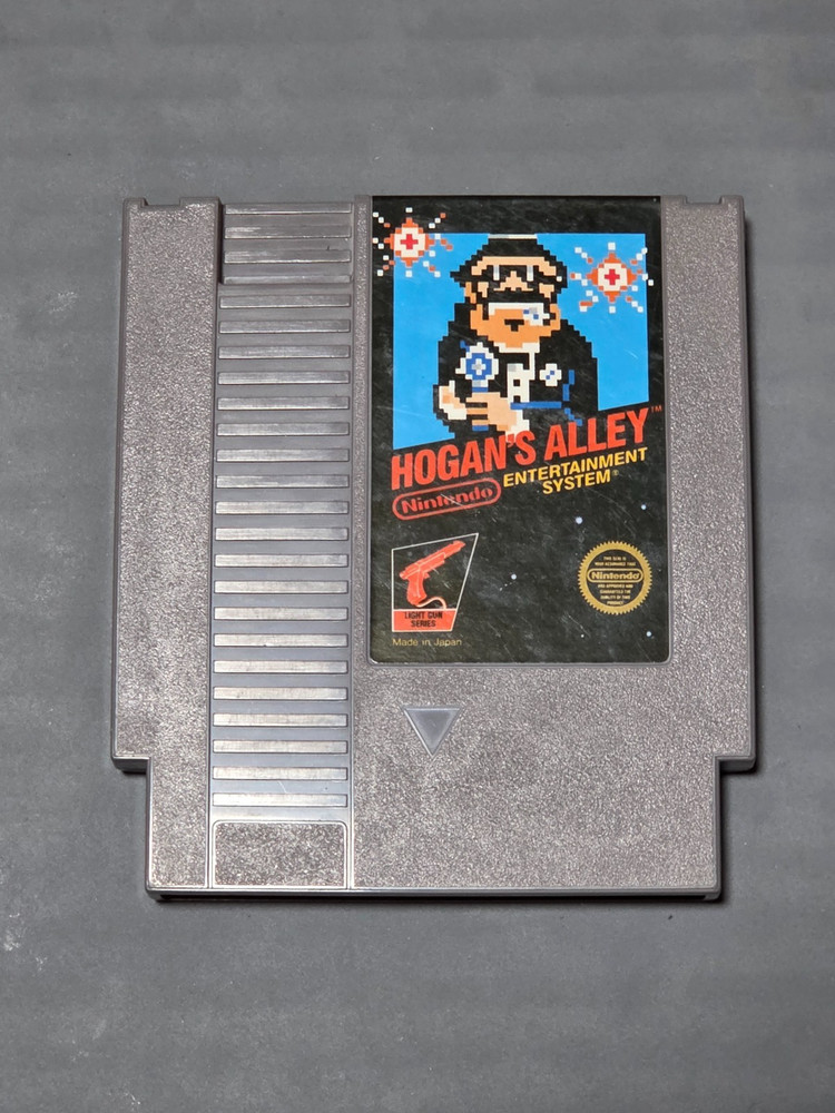 Retro Original Nintendo NES Hogan's Alley Authentic Game - Tested & Working