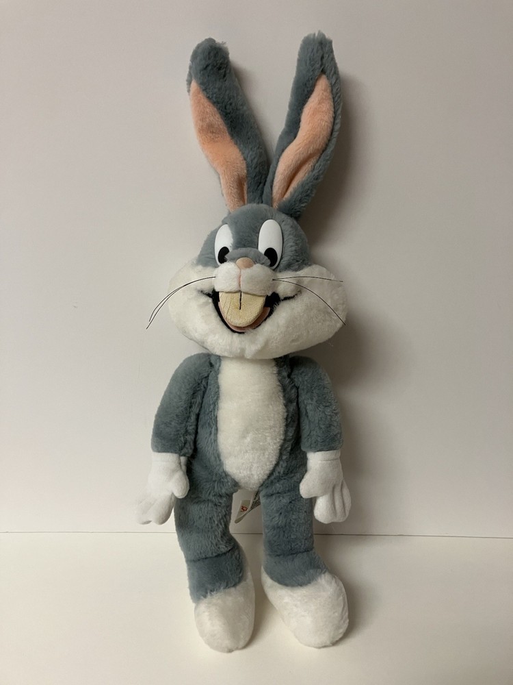 VINTAGE 1991 Warner Bros Bugs Bunny 16’’ Plush Stuffed Animal Toy