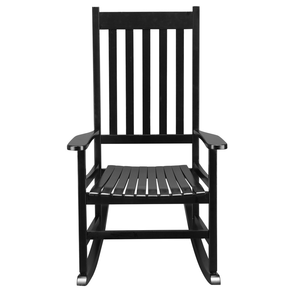 Oversized Wooden Outdoor Porch Rocking Chair with Armrests