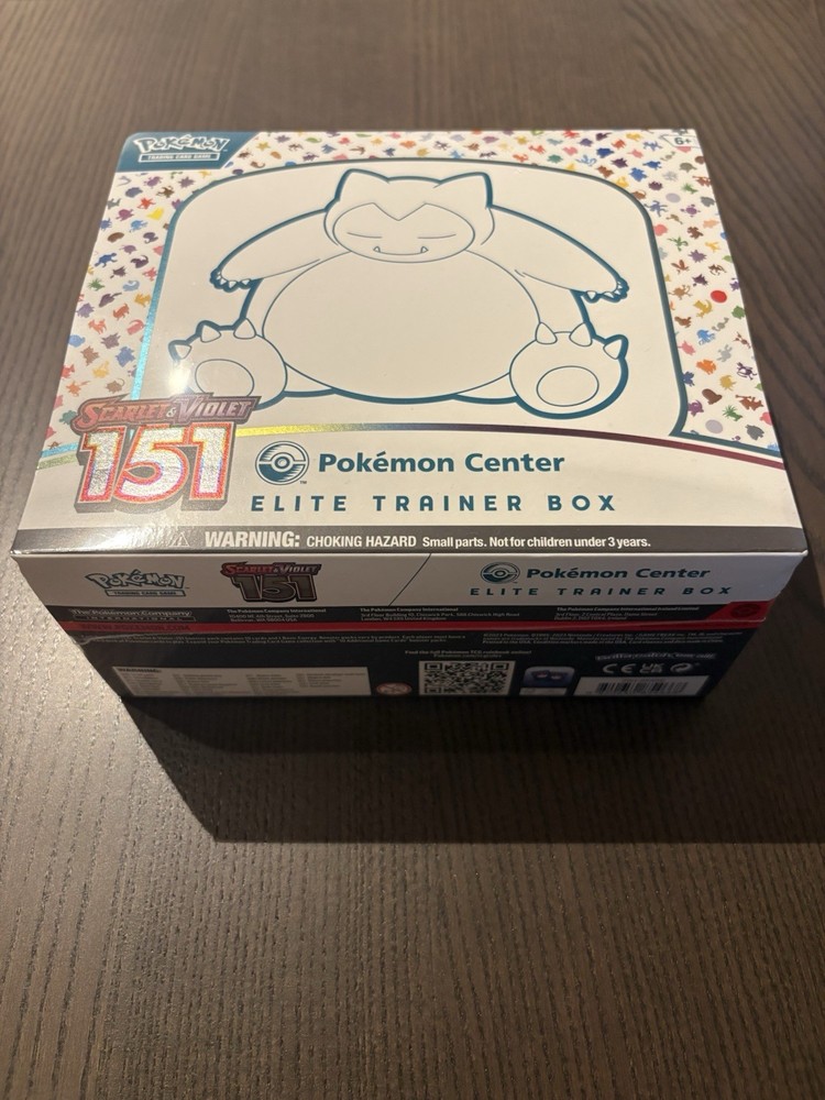 151 Pokemon Center Elite Trainer Box Etb Scarlet & Violet Sealed English Minty