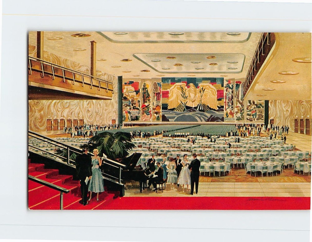 Postcard Sheraton Hall Sheraton Park Hotel & Motor Inn Washington DC USA
