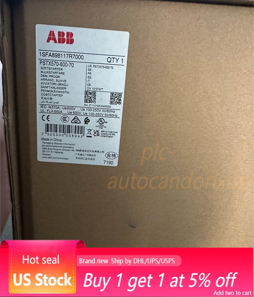 PSTX570-600-70 ABB PSTX570-600-70 soft starter Brand new