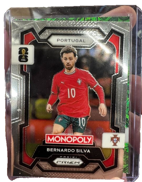 Bernardo Silva 2026 Monopoly FIFA World Cup Prizm Base card #33 spain man united