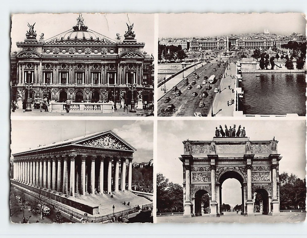 Postcard Scenes & Views Paris France