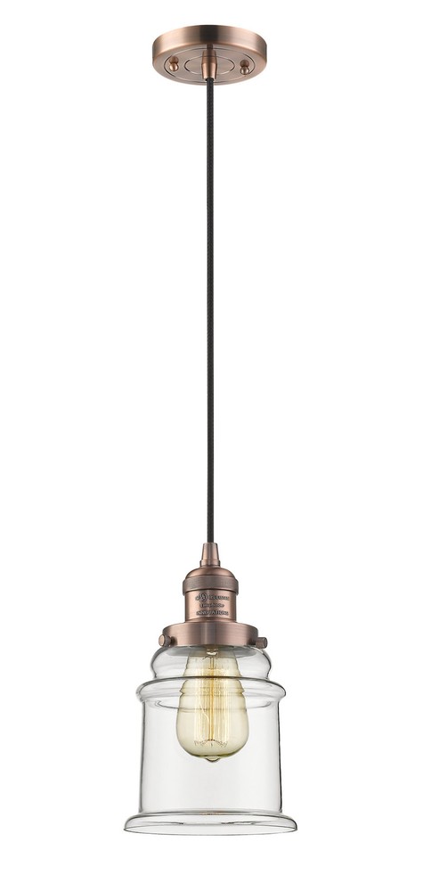 Innovations Lighting 201C Canton 6-Inch Mini Pendant with Cord