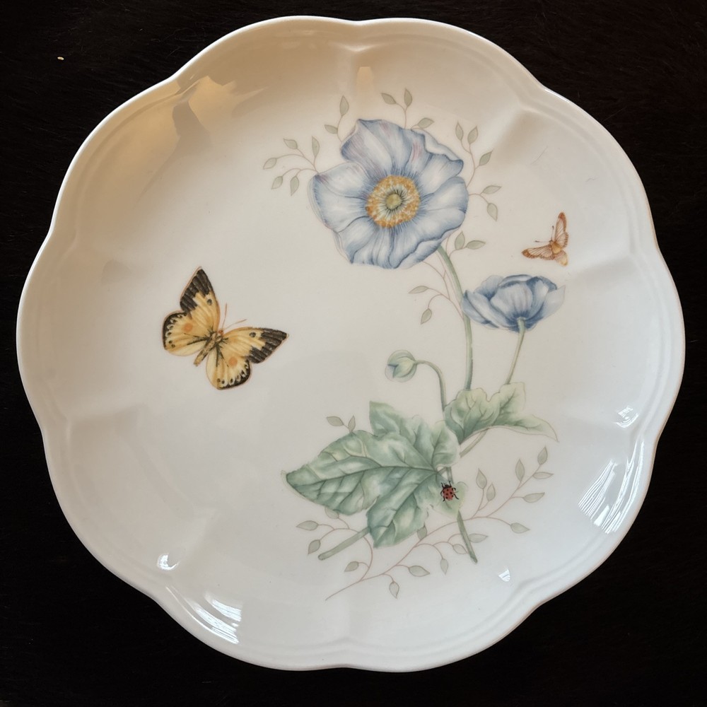 Lenox Butterfly Meadow Lot of 4 Accent Luncheon Plates 9
