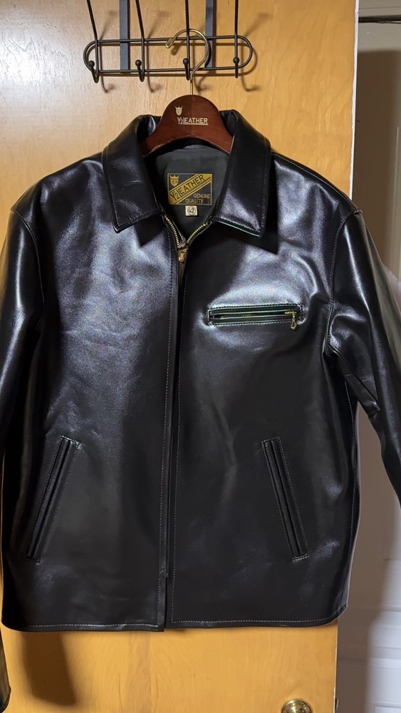 Y’2 leather PR-65 jacket horsehide size 42