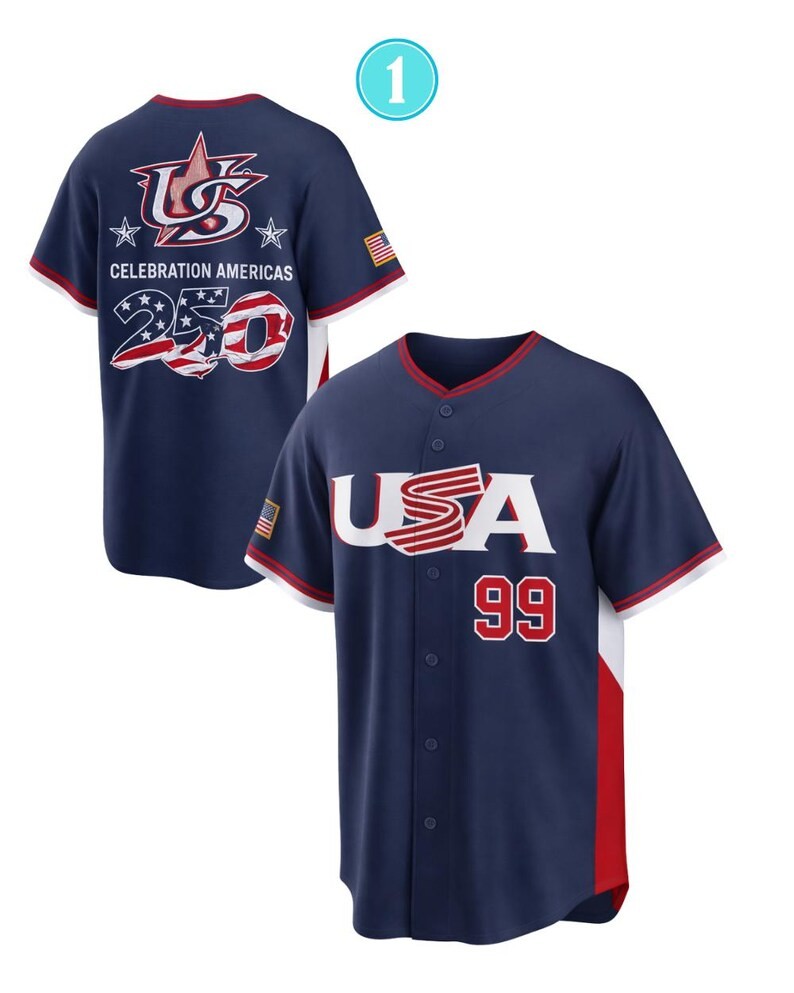 Personalized Baseball Jersey USA Custom Name Number Fan Gift
