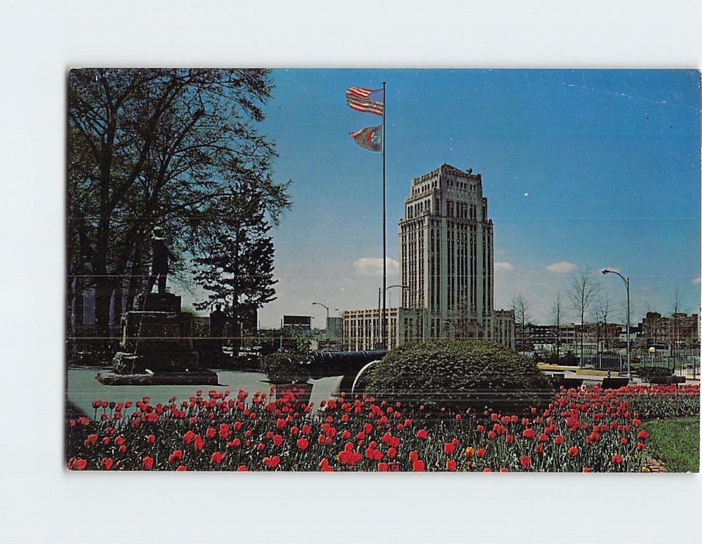 Postcard City Hall as seen from the Capitol grounds Atlanta Georgia USA