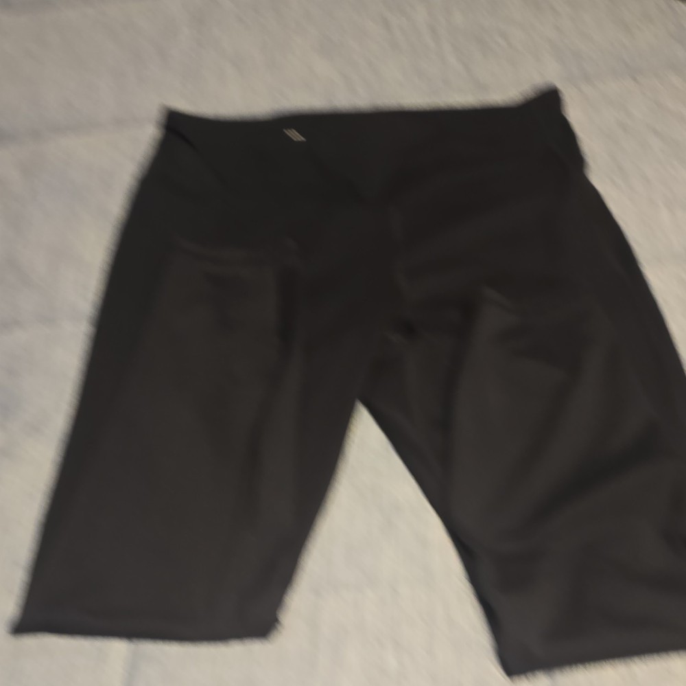 All in Motion Women’s Black Biker Shorts Stretch Elastic Waist XXL