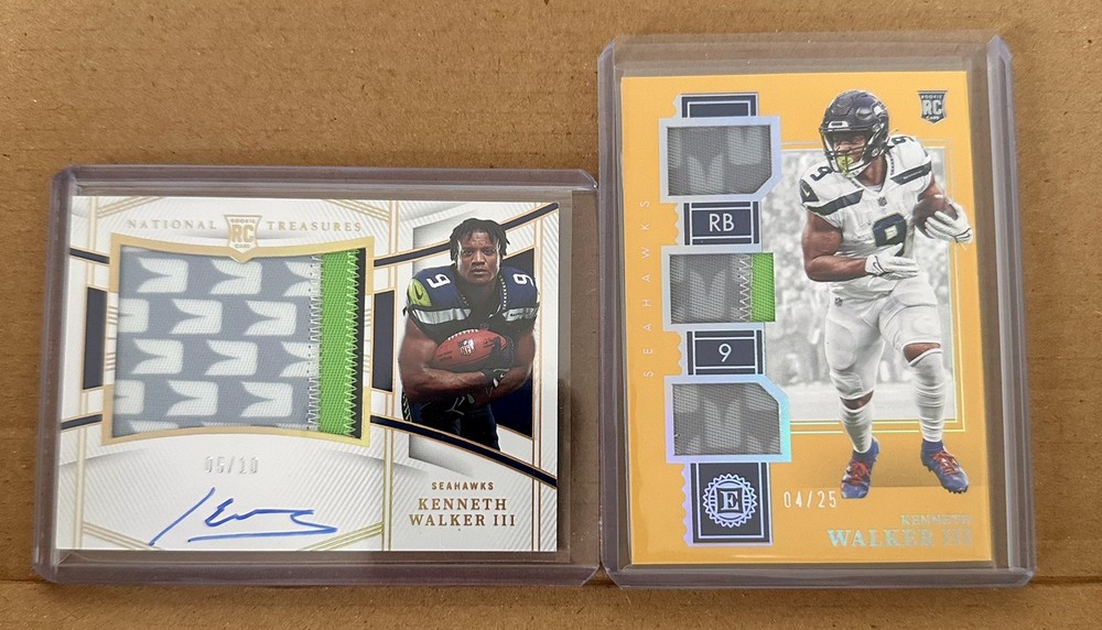 2022 National Treasures SB MVP K9 Kenneth Walker III RC RPA Auto #05/10