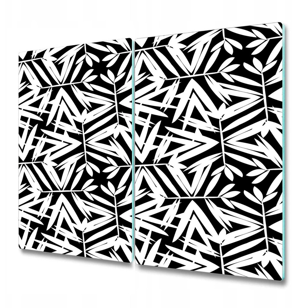 Glass Induction Ceramic Hob Cover Worktop Saver Simple Geometric 2x30x52