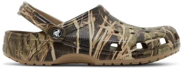 Crocs M5/W7 - Realtree MAX-4® Classic Clog - Multi (Green Brown Camo)