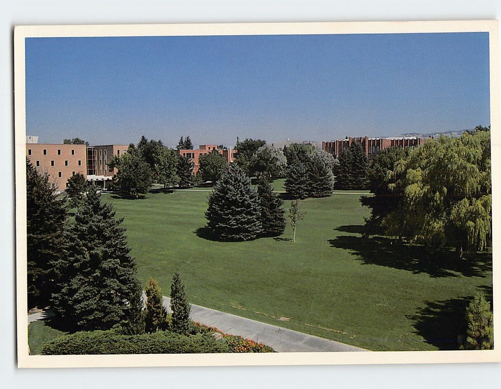 Postcard Lower Campus Quad Idaho State University Pocatello Idaho USA