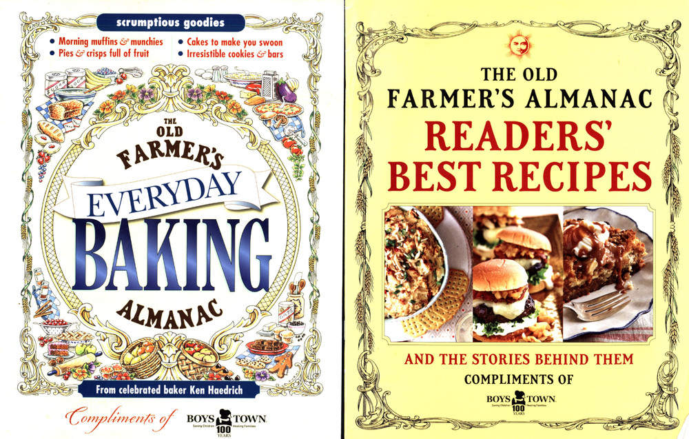 Lot Of 6 Issues The Old Farmer's Almanac  Best Recipes Baking Folklore & Weather