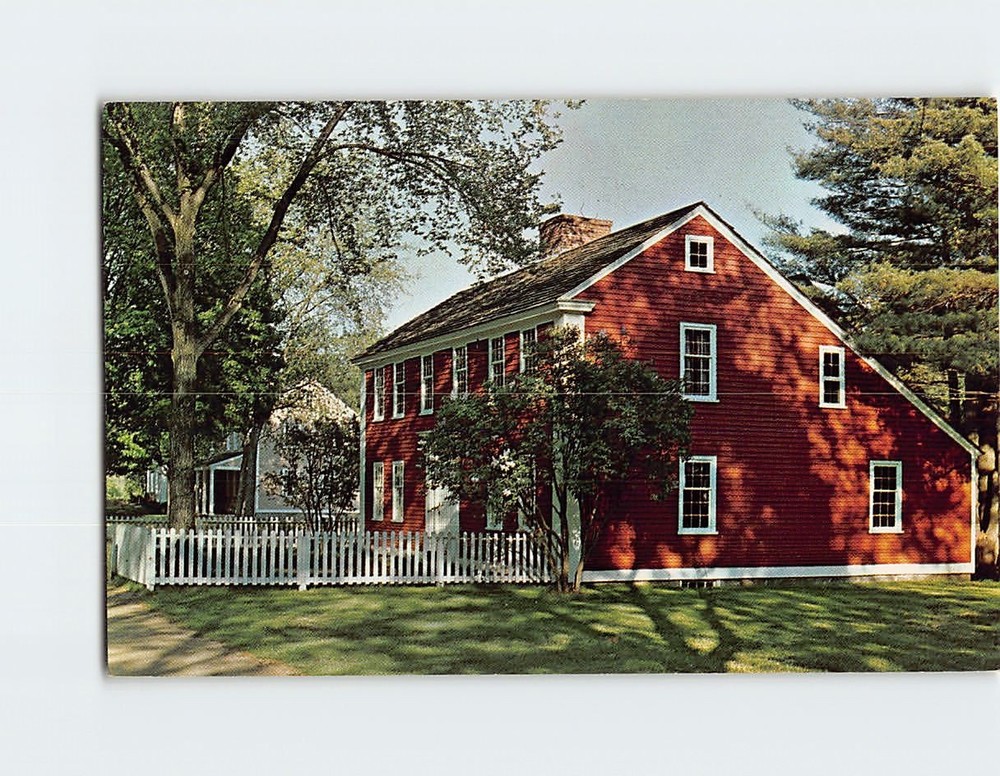 Postcard The Solomon Richardson House Old Sturbridge Village Massachusetts USA
