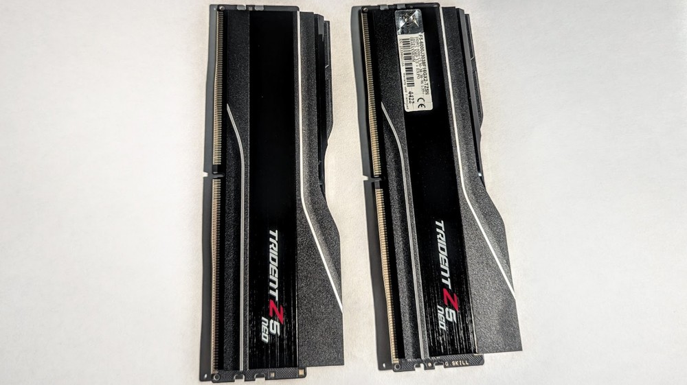 G.SKILL Trident Z5 Neo DDR5‑6000 CL30 (2×16GB) – AMD EXPO – Matte Black  Tested