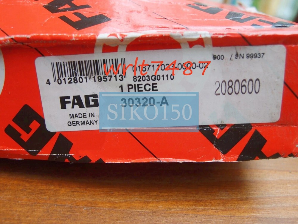 1PC NEW FAG 30320-A tapered roller bearing #SK