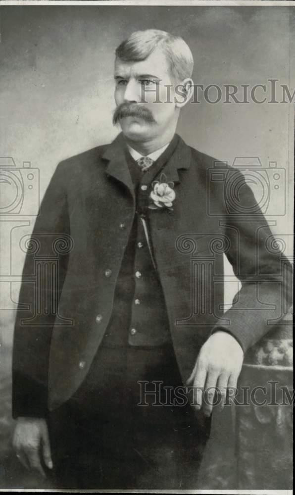 1970 Press Photo John Adams Swartz photographed in his 30s - lra14959