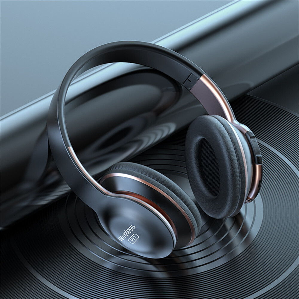 Wireless Bluetooth 5.0 Over-Ear Headphones with Noise Cancelling Stereo Sound  