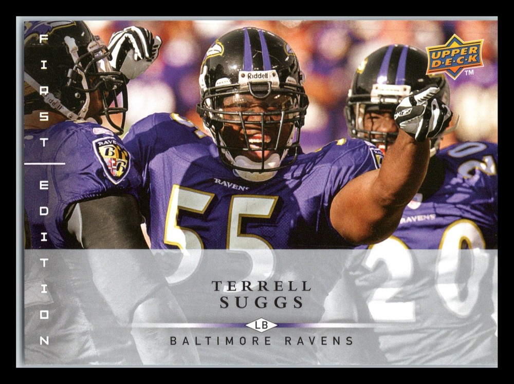 2008 Upper Deck First Edition #15 Terrell Suggs Baltimore Ravens