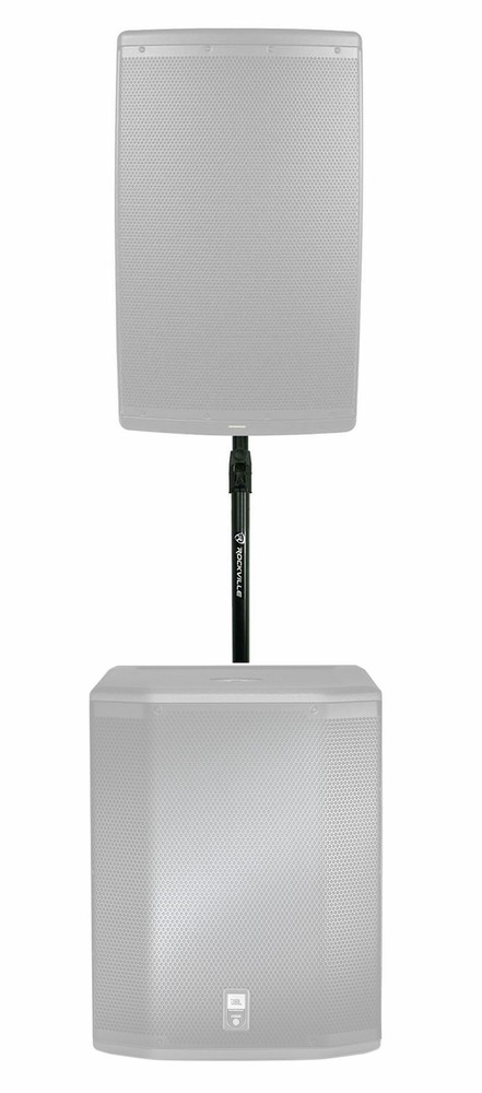 Rockville M20 Adjustable Subwoofer Pole for JBL PRX718XLF Speakers