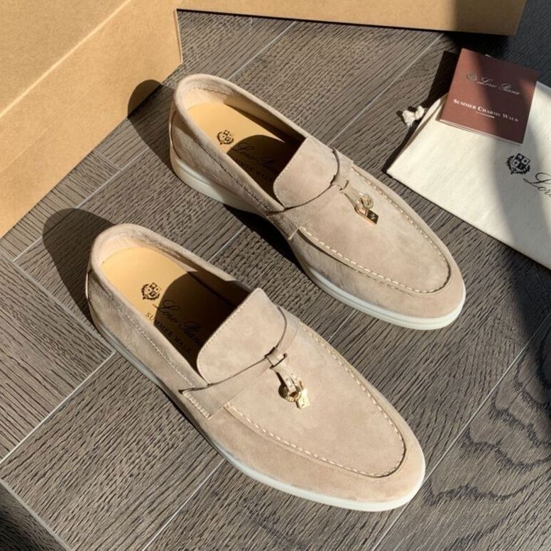 Retro Spring Men Loafers Casual Leather Slip On Driving Shoes
