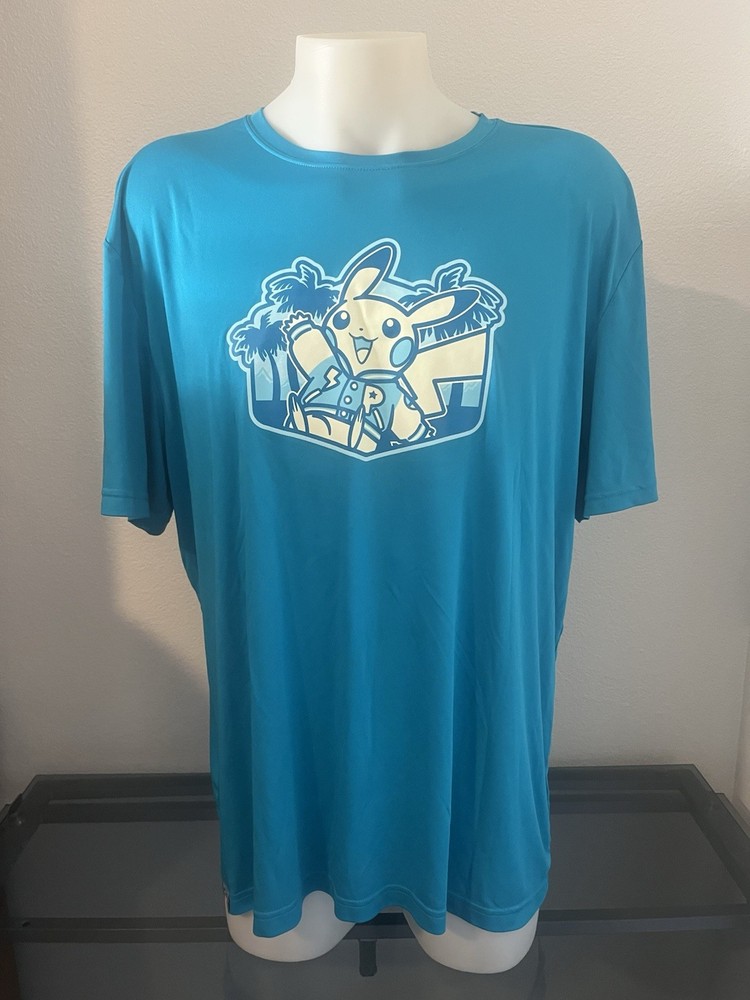 Pokemon World Championships 2025 Anaheim Competitor 3XL Blue T Shirt