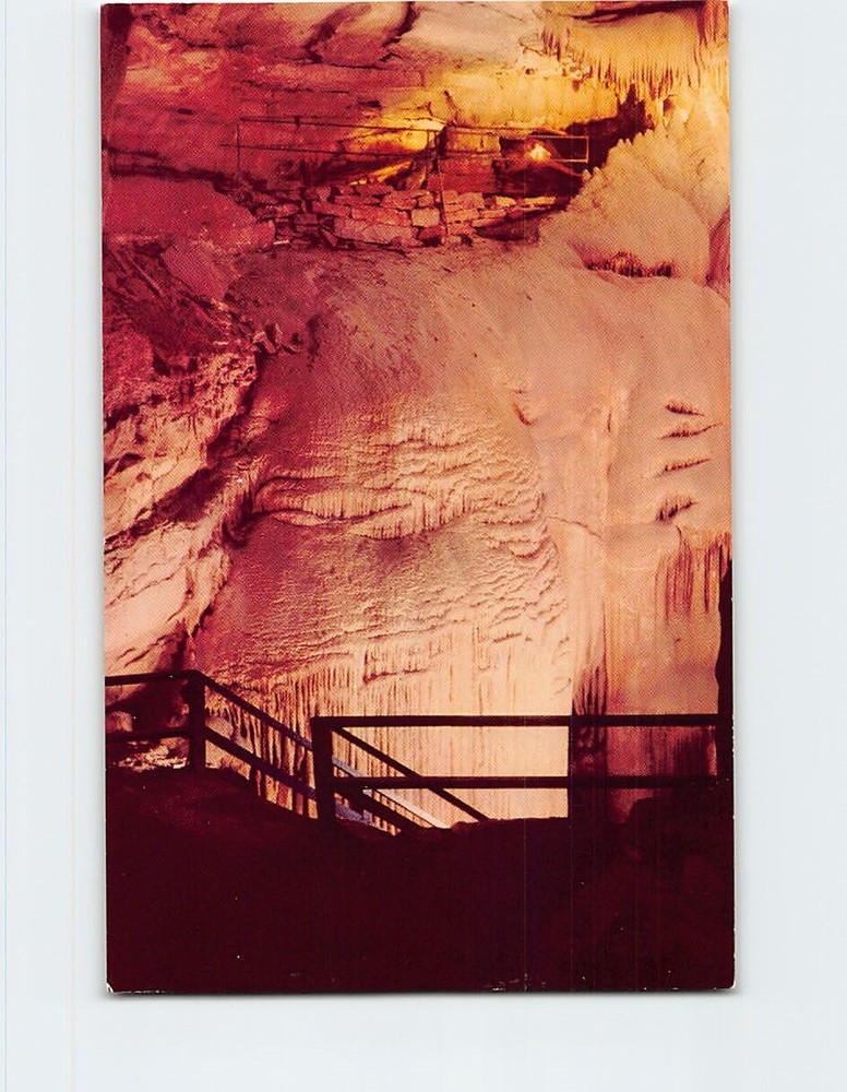 Postcard Frozen Niagara Mammoth Cave National Park Kentucky USA