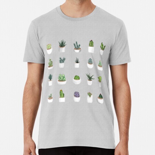 Succulents S to 5XL Made in the USA T-Shirt