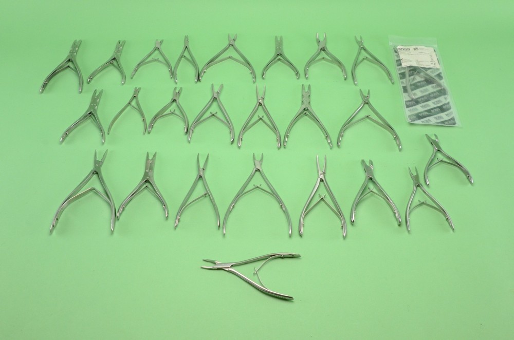 Lot of 25 Assorted Bone Rongeurs Orthopedics MRG10474
