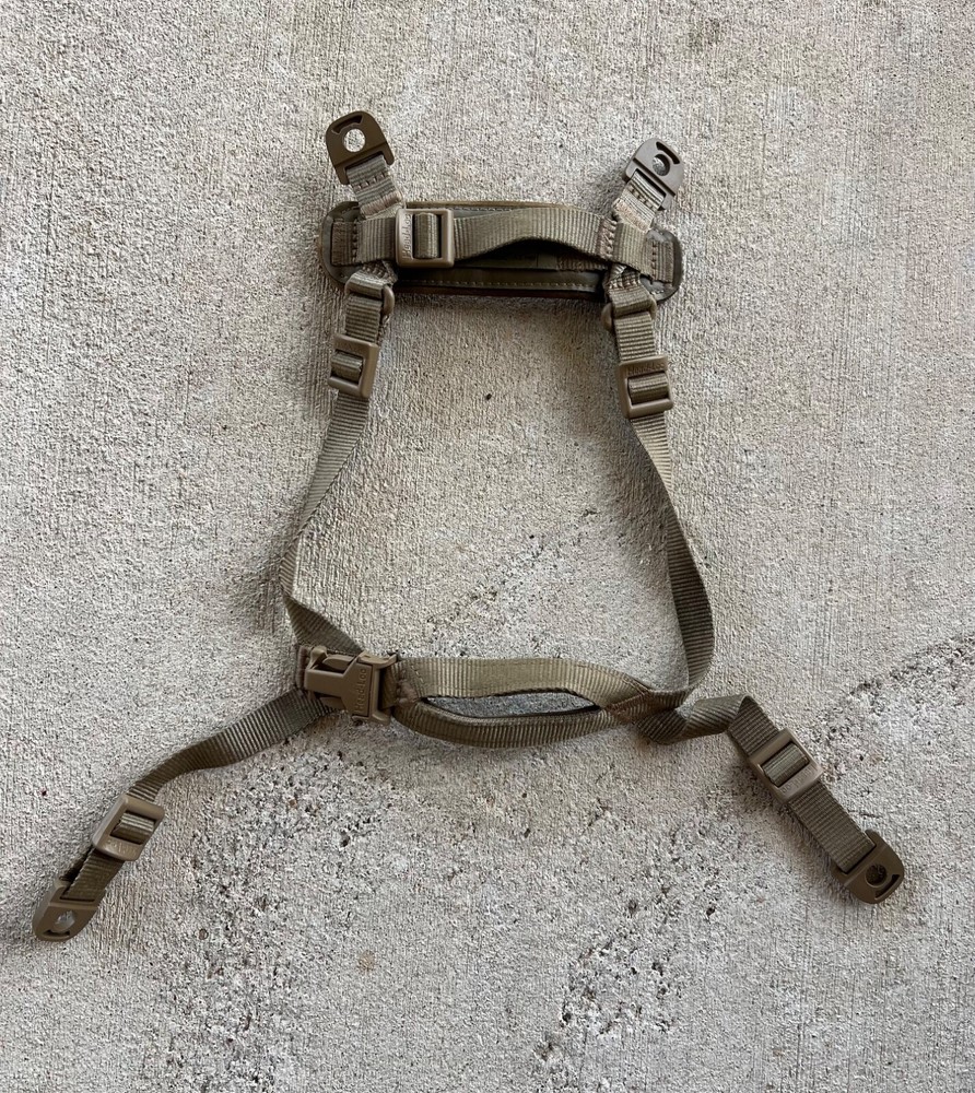 Used ACH & ECH Improved H-nape Retention Chin Strap Head-Loc OPS CORE NSW CAG-image
