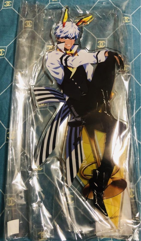 Obey Me! Mammon Acrylic Stand Extra Large Bunny Cafe Version Game Character