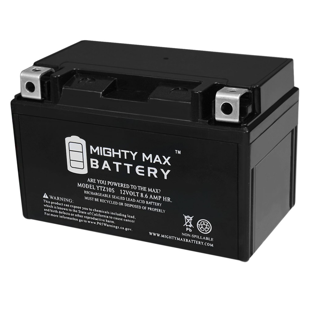 Mighty Max YTZ10S 12V 8.6AH Replacement Battery for TZ10S-BS MOSM7212A