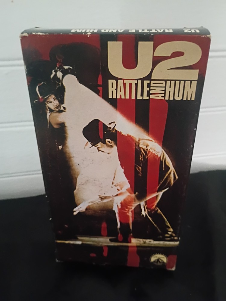 U2 - Rattle And Hum (1988 VHS) Paramount Irish Rock Concert Movie Bono The Edge