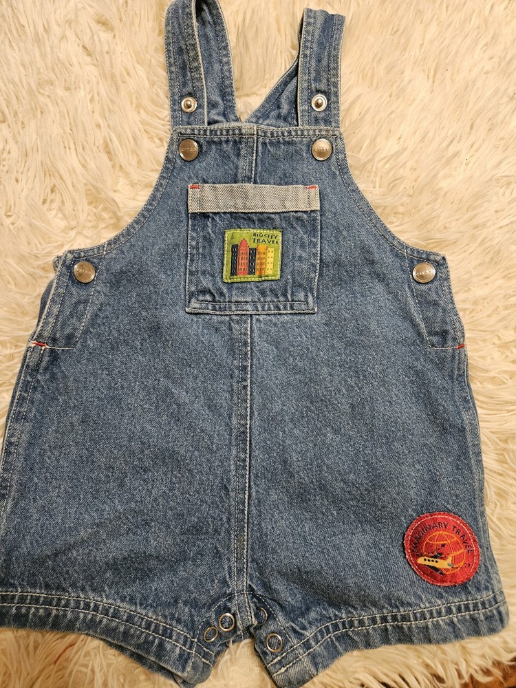 Vintage Y2K Circo Denim Shortalls Blue Jean Shortalls VGUC