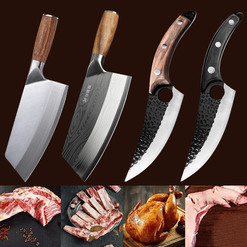 Viking knife Chef Hunting Knife Japan Kitchen Meat Cleaver Butcher Boning Knife