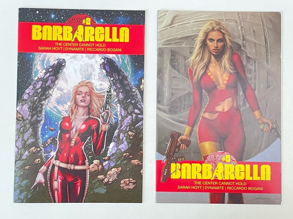 Dynamite BARBARELLA THE CENTER CANNOT HOLD 2 BOOK LOT # 2 & 5 CELINA VF/NM 2023