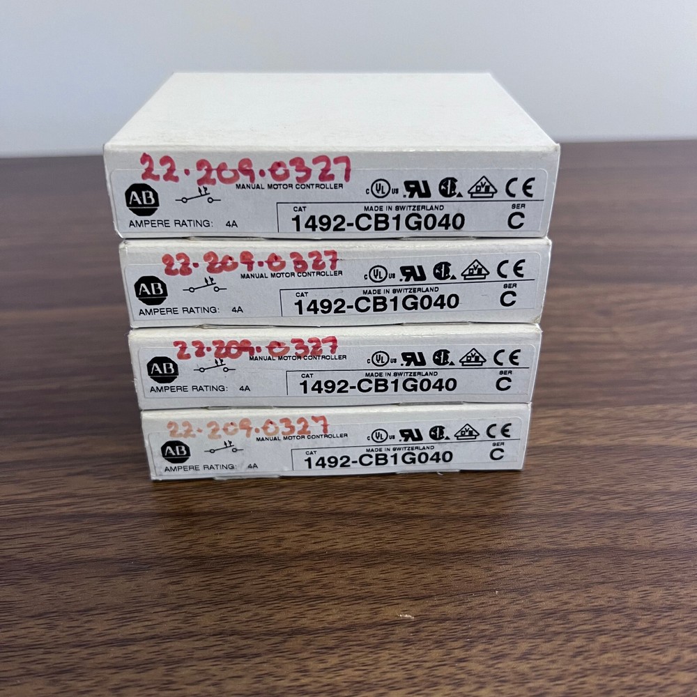 Lot of (4) 1492-CB1 G040 Ser C Circuit Breaker New!