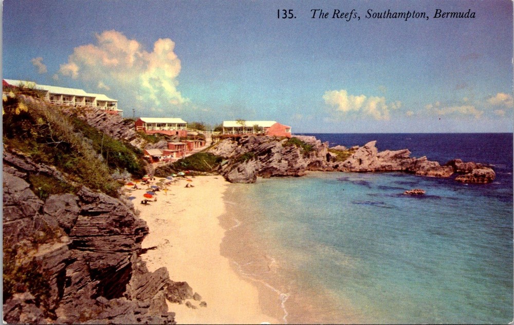 Dr Jim Stamps The Reefs, Southampton Bermuda Vintage Postcard