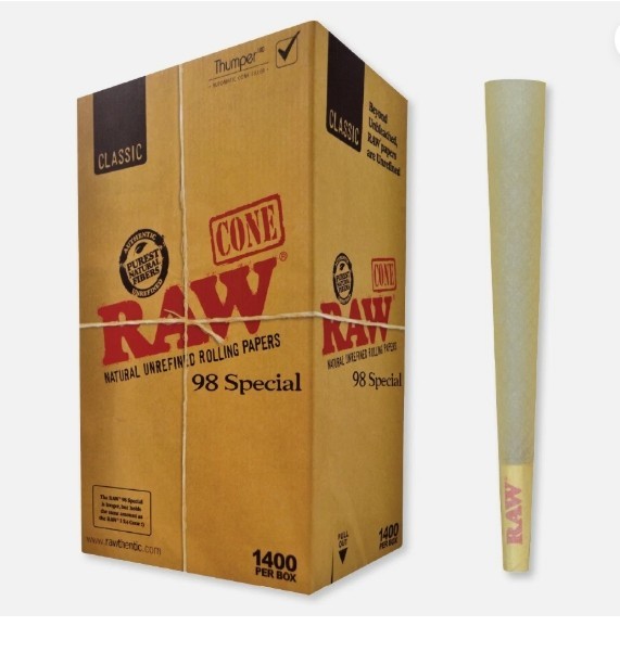 RAW CONES Classic 98 Special 1400 Ct Bulk