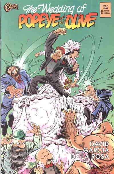 Wedding of Popeye and Olive VF #1 by Peter David, Ocean, combined shipping