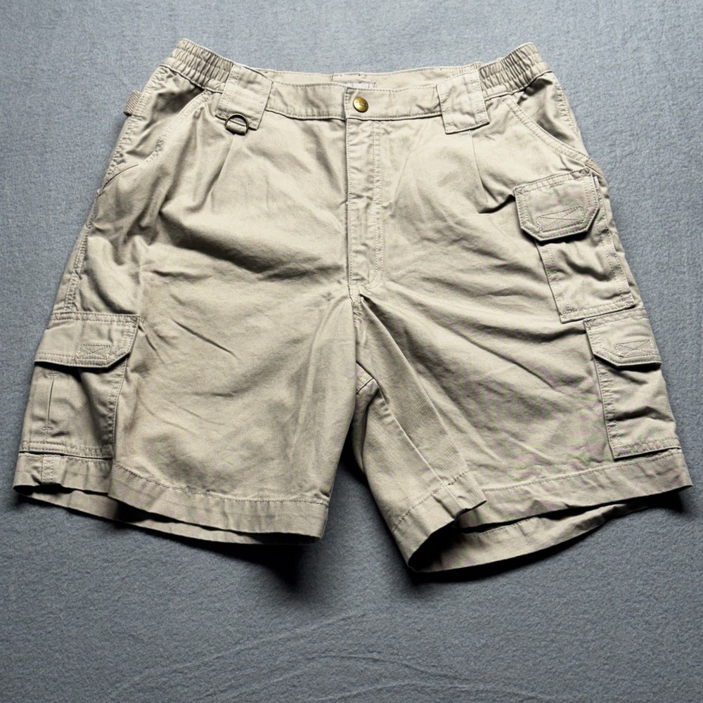 5.11 Tactical Men's Cargo Shorts Khaki Cotton Canvas Utility Work Size 34 73285
