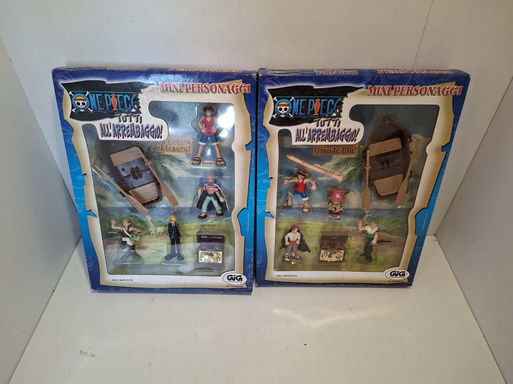 One Piece Tutti in Arrestaggio - Mini Character Set - GIG - NEW - Rare 1999