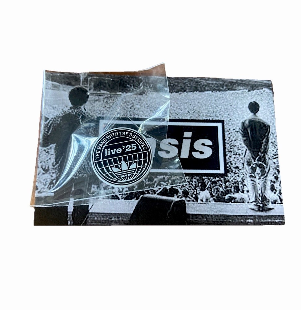 Oasis Live '25 Adidas Spezial Pin Badge, Osti Stone IslandCP Casuals Ultras New