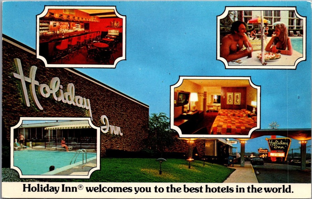 Vintage Holiday Inn Deming New Mexico I-10 Postcard Curteichcolor 1960s-70s