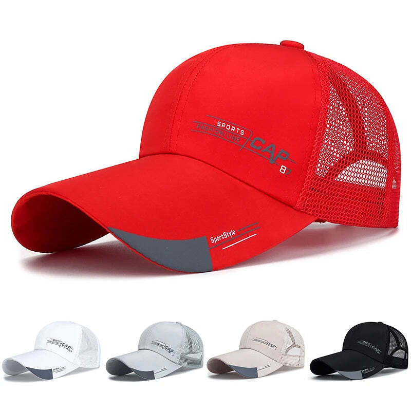 Men's Breathable Mesh Baseball Cap for Fishing & Outdoor Sports
